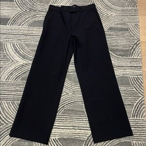 Elegant Dark Blue Ann Taylor Seasonless Stretch Trouser Never Warn